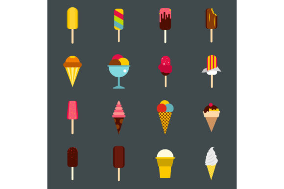 Elevating Digital Desserts: The Power of Flat Ice Cream Icons in Modern UI Design