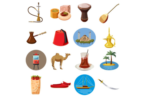 Elevating Digital Storytelling: The Strategic Value of Cartoon-Style Turkey Travel Icons