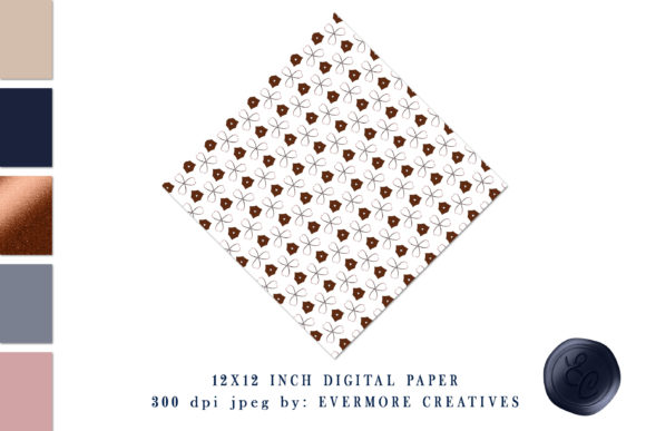 Evaluating the Copper Petal Shape Trendy Digital Paper for Lunar and Astrological Design Projects